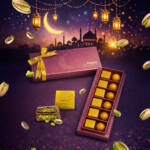 Ramadan Kareem Premium Dubai Chocolate Gift Box - (12pcs)